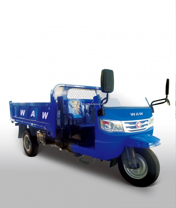 Chinese Diesel Dump Right Hand Drive Tricycle for Sale