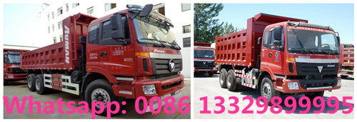 Good price FOTON AUMAN 6*4 40T dump tipper truck for sand and stone transportation