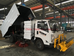 4x2 8000 liters JMC broom sweepers truck