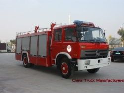 Dongfeng 4x2 5000Litres water tank fire truck