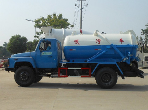 DongFeng 140 vacuum sewage suction truck