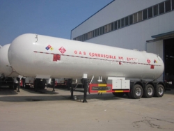 CLW 3 axis liquefied gas transport trailer