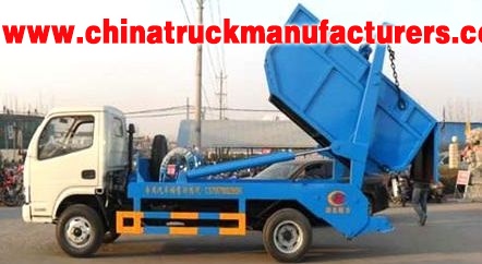 Dongfeng swing arm garbage truck