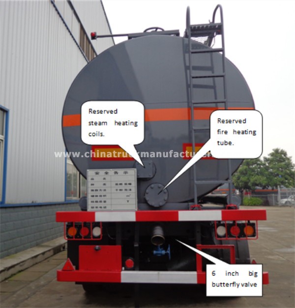 35000L mirror surface insulated tank semi-trailer