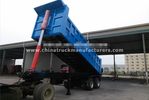 60 tons rear or side dump tipper truck trailer