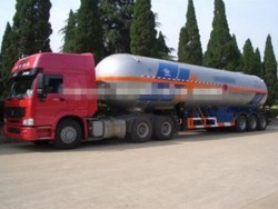 56000L 3 Axle Fuwa LPG Tanker Gas Semi Trailer