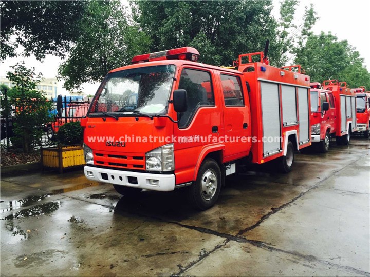 3000 l water tank fire fighting truck