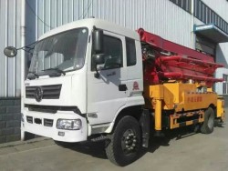 dongfeng 26m used concrete pump truck