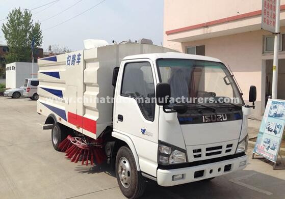 japanese brand 120ps road sweeper truck