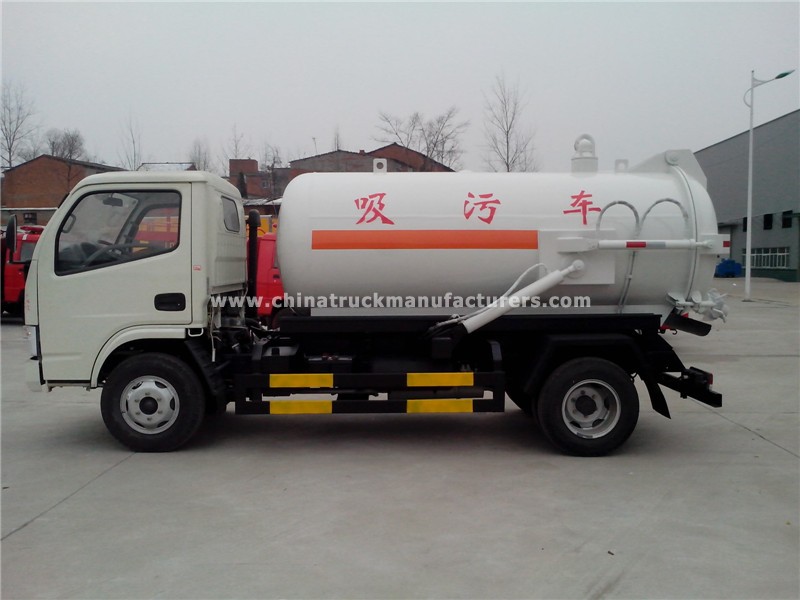 dongfeng 4x2 sewage suction tanker truck