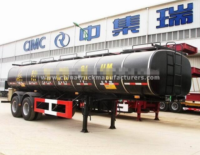 CIMC Asphalt Bitumen Transpotation Tank For Trailer