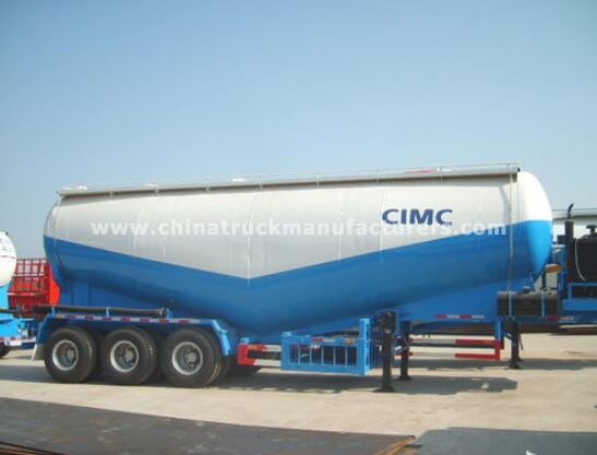 60000L cement bulk powder tank semi trailer