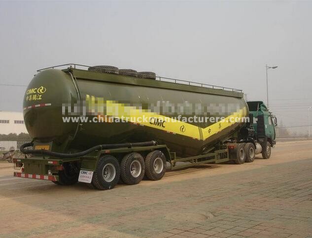 50M3 3 axle bulk cement powder tank truck semi-trailer