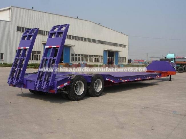 CIMC Cheap & Best price Low Bed Semi-Trailer with two axles