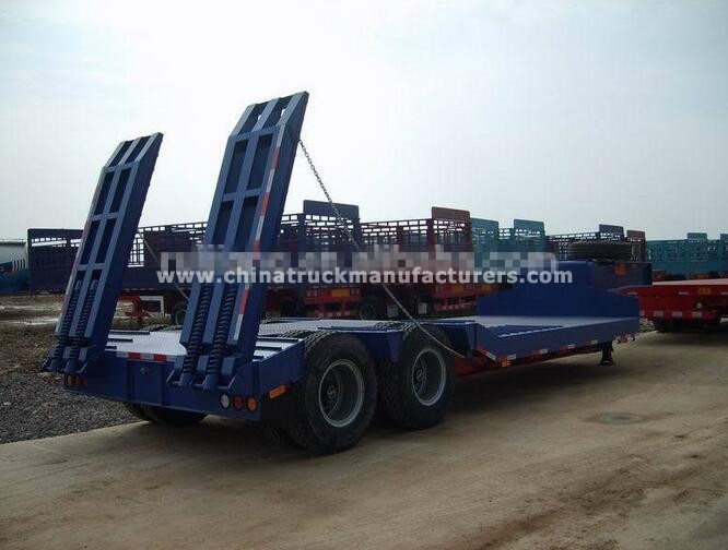 high quality Two-Axle Low Bed Semi-Trailer
