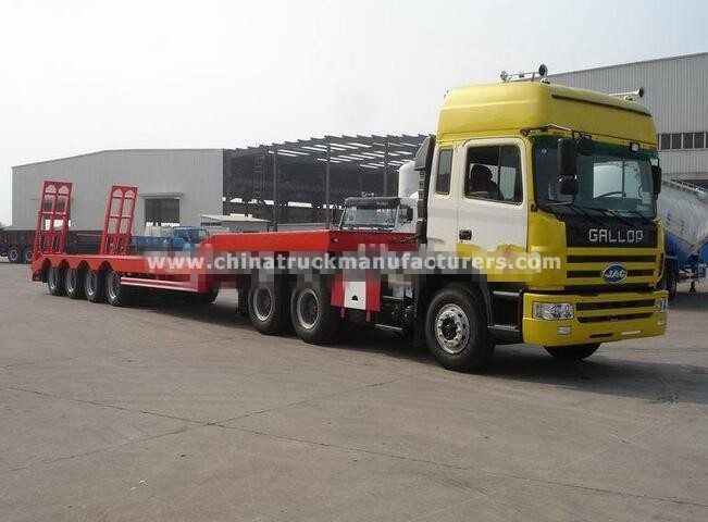 best selling China 4 Axles Low Bed Trailer