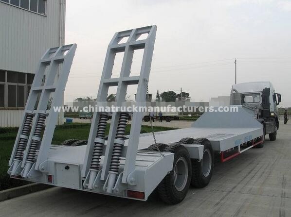 CIMC high quality Two-Axle Low bed Trailer