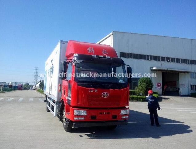 FAW 6*4 refrigerated truck