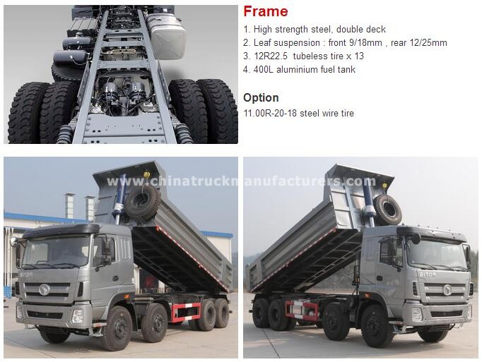 do<em></em>ngfeng Kinland Truck 8x4 Off Road Mining Dumpers