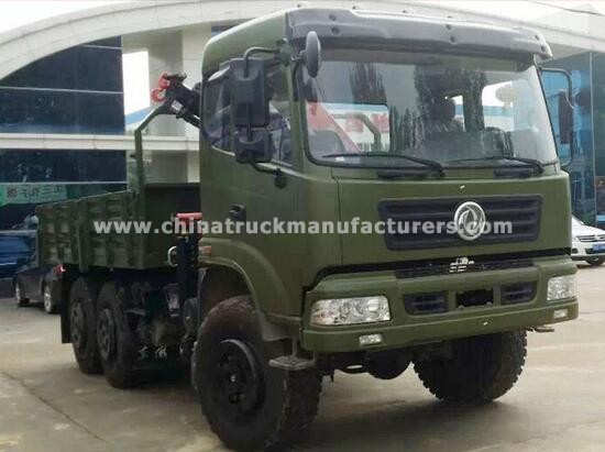Dongfeng 6x6 Off Road Telescopic Boom Truck Mounted Crane