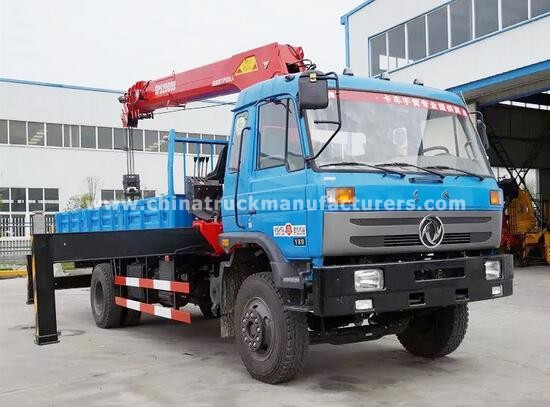 Dongfeng 4x2 6 Ton Hoist Truck Mobile Crane In Kenya