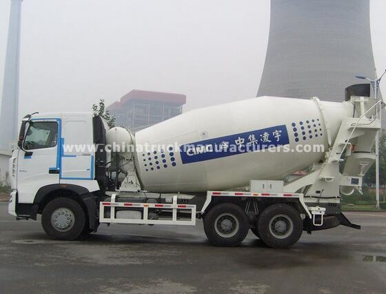 sinotruk howo a7 6x4 10m3 concrete mixer truck