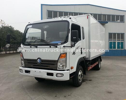 Sino truck 6 wheeler 10 wheeler refrigerator car cooling box truck