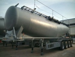 Maxway 4axle Big Capacity cement bulker tank truck semi trailer