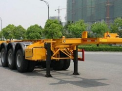 50T Customized Flatbed Container Trailer Skeleton