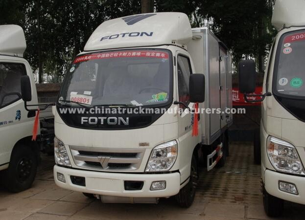 5ton Chinese 4x2 van truck