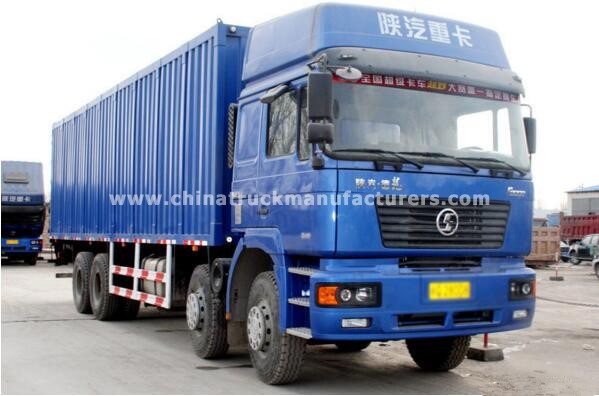 Shacman 8x4 van cargo truck