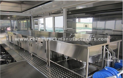 Special Customised Do<em></em>nGFENG Firefighting filed camping Mobile kitchen food truck