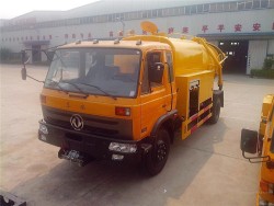 DONGFENG 4*2 Flushing with Sewage Suction Truck 8m3