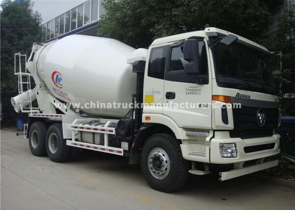 Foton Auman 6x4 12m3 truck mounted concrete mixer