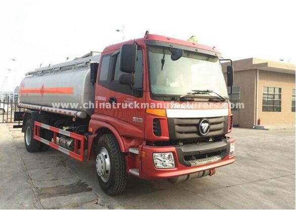 High quality carbon steel 16000 liters 4x2 foton fuel truck