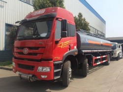 FAW 6x2 21000L flammable liquid transport tanker truck