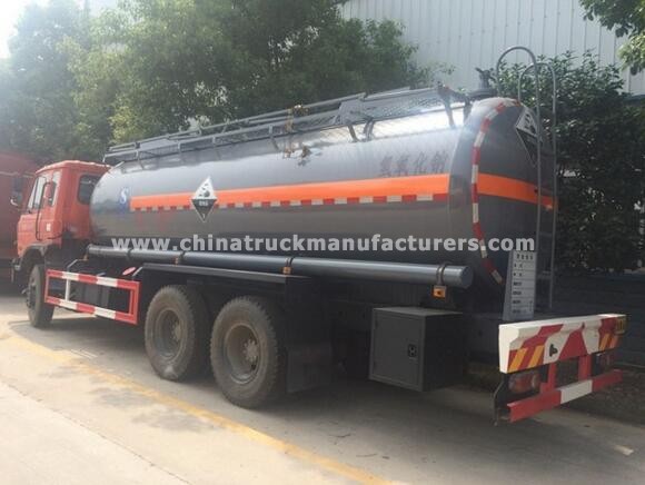 6x4 dongfeng 27000L corrosive material transportation tank truck