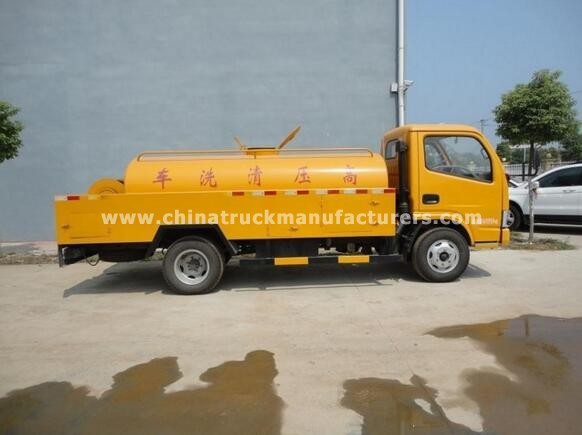 Dongfeng 3m3 high pressure cleaning truck