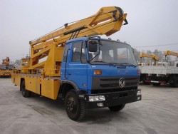22-24m dongfeng 153 hydraulic lift truck