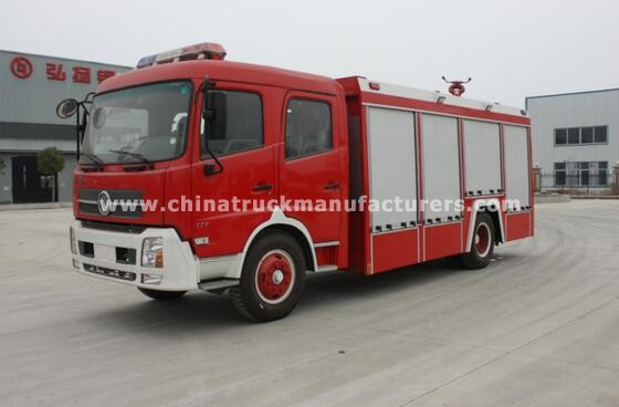 Dongfeng Tianjin water tank fire truck 6ton