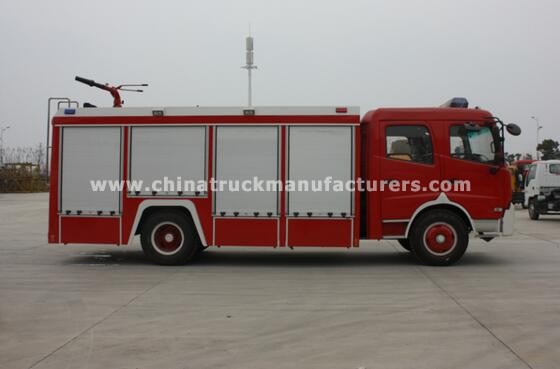 Dongfeng Tianjin water tank fire truck 6ton