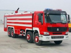 8x4 25 ton howo rescue fire truck
