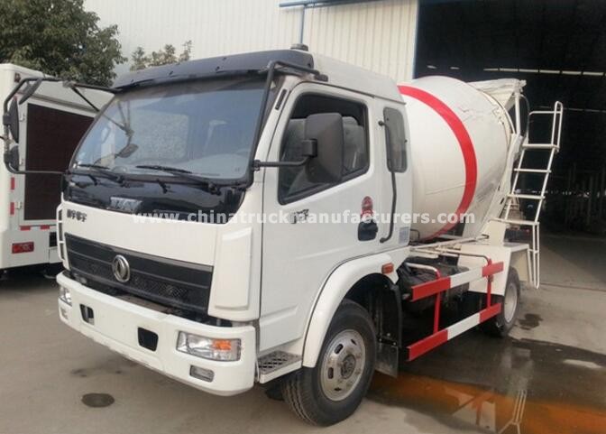 Dongfeng 4m3 small concrete mixer truck