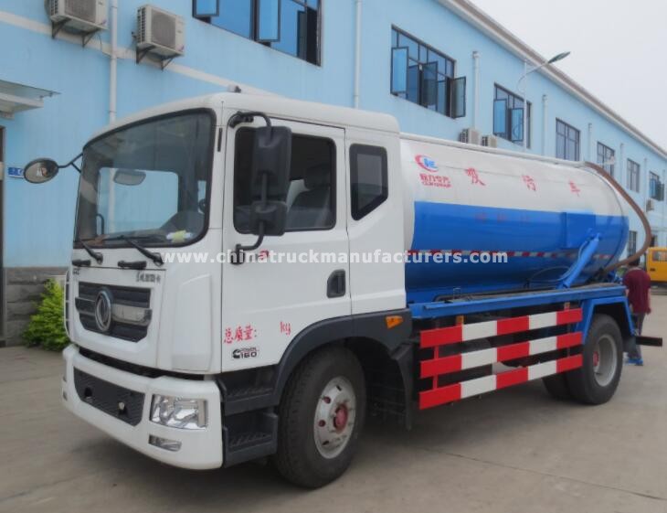 China Do<em></em>ngfeng D9 duolika 10 cbm sewage suction truck,manufacture, factory, supplier