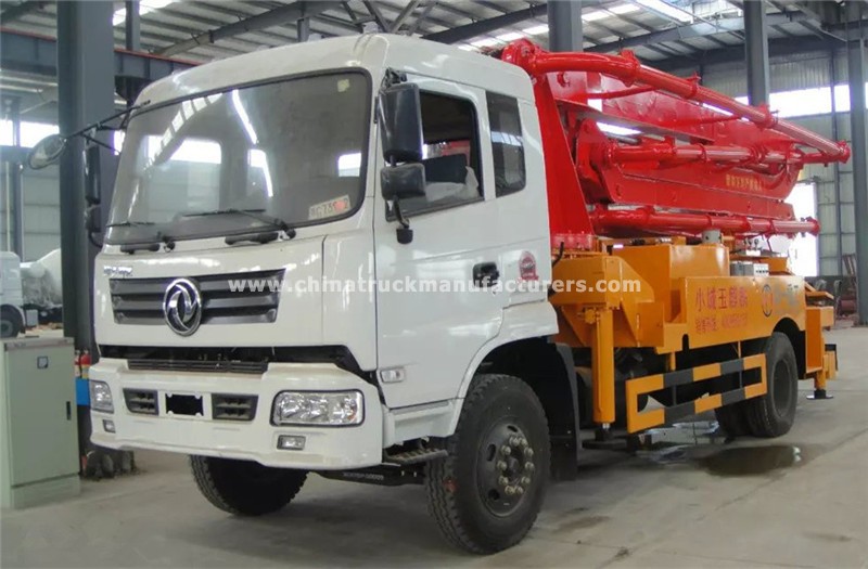Dongfeng 4x2 35m concrete boom pump truck