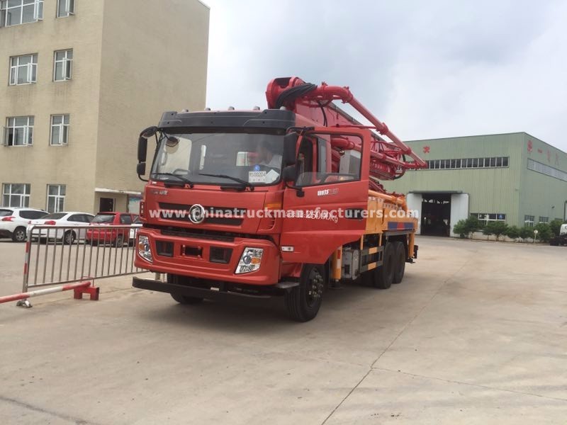 Dongfeng 6x4 35M Truck Mounted Concrete Boom Pump Truck