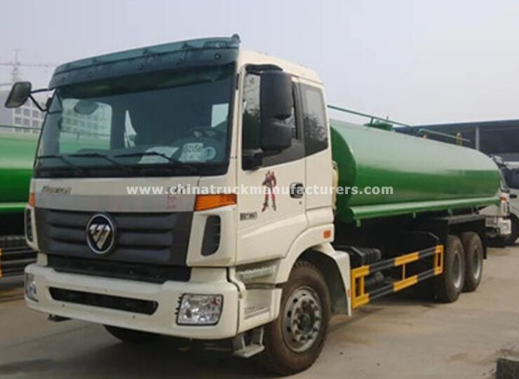 FOTON AUMAN brand 6x4 tanker truck 22 m3 water tank truck