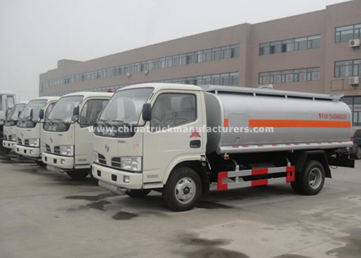 Dongfeng petroleum oil tanker truck 6000liters fuel tanks