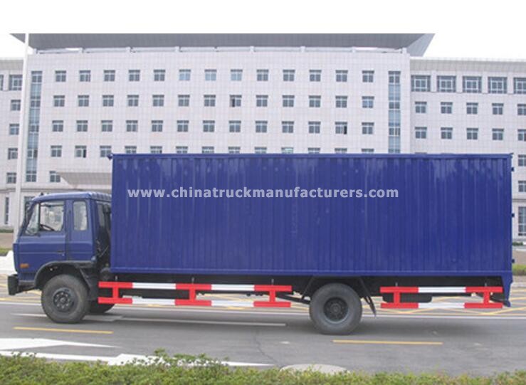 DONGFENG 4x2 190hp van cargo truck