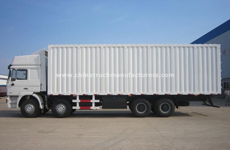 SHACMAN 8x4 270hp van cargo truck